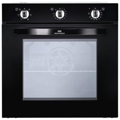 New World NW602F Built-in Single Oven - Black.